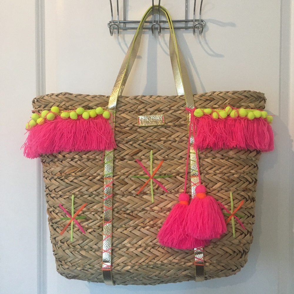Lilly Pulitzer Straw Tote